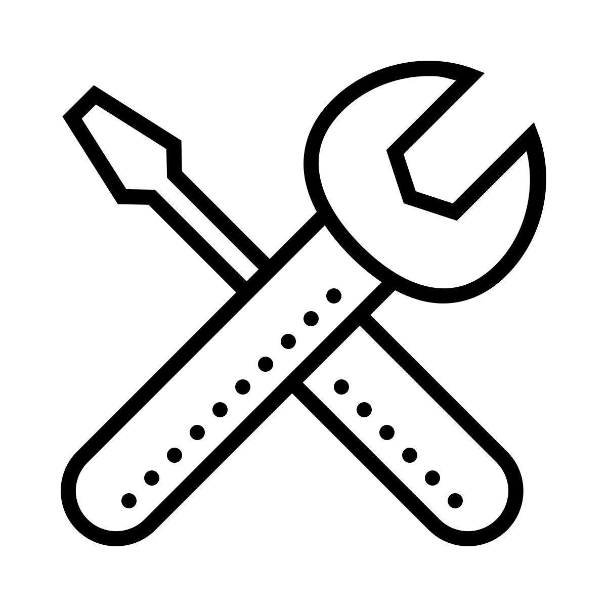 dotted style reparar icon
