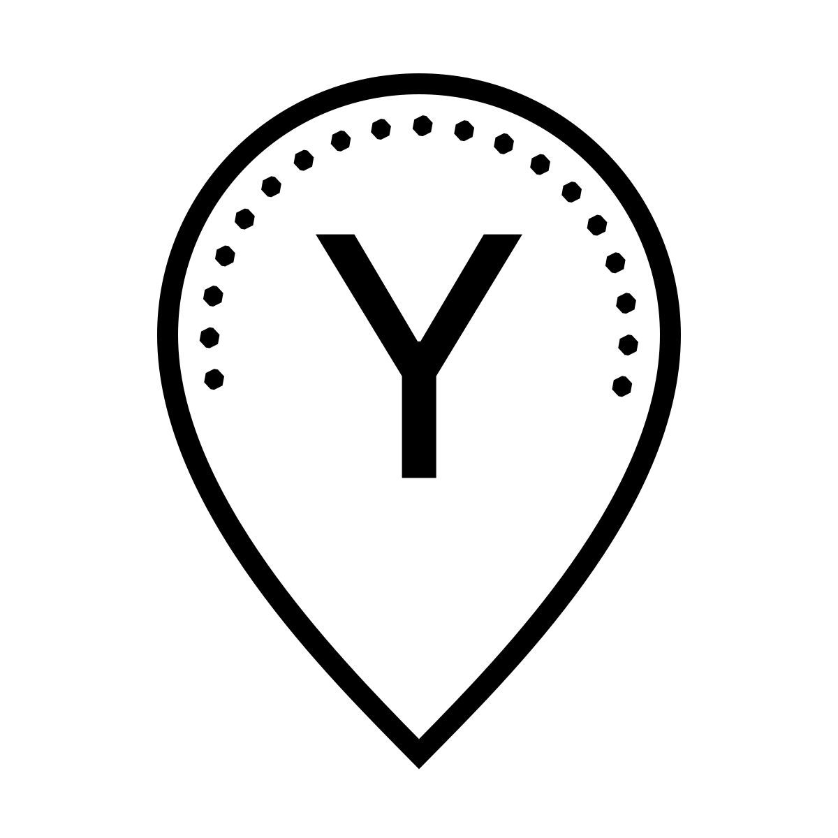 dotted style marker y icon