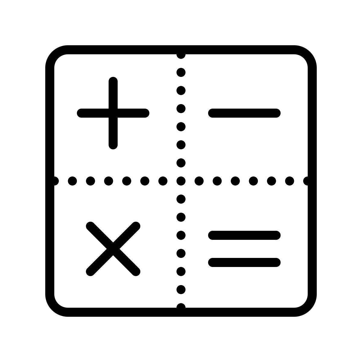 dotted style 数学 icon