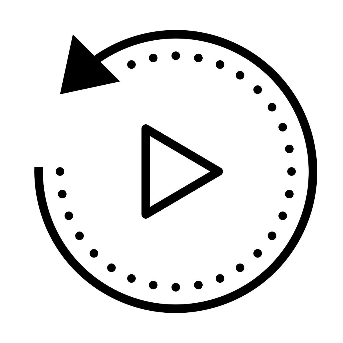 dotted style recuerdos icon