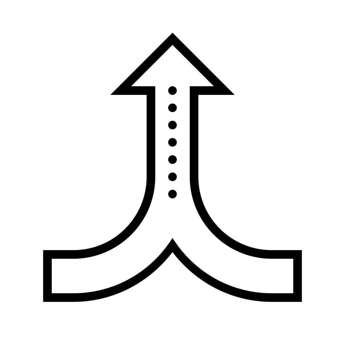 dotted style 병합 icon