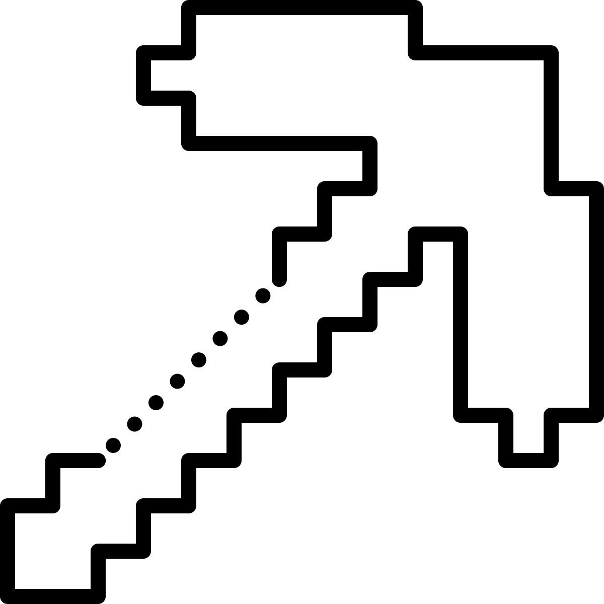 dotted style pico de minecraft icon