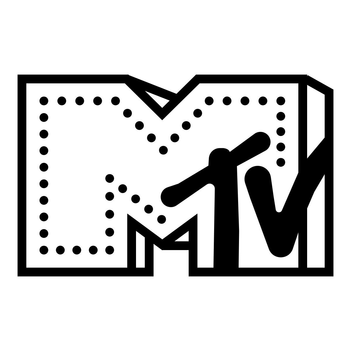 dotted style 音乐电视 icon