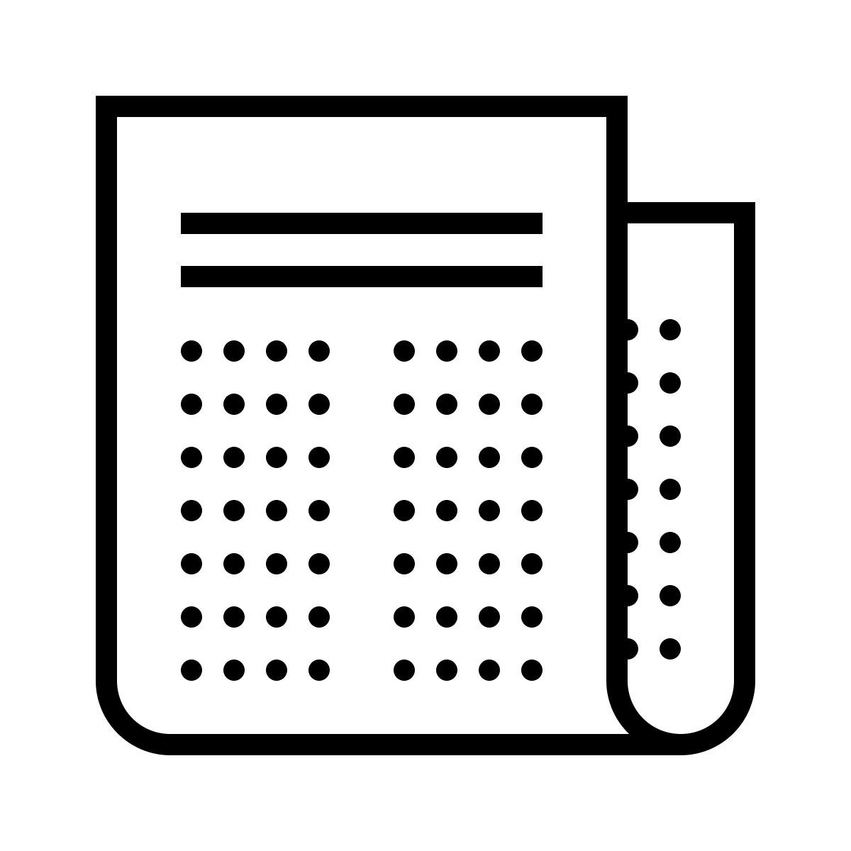 dotted style noticias icon