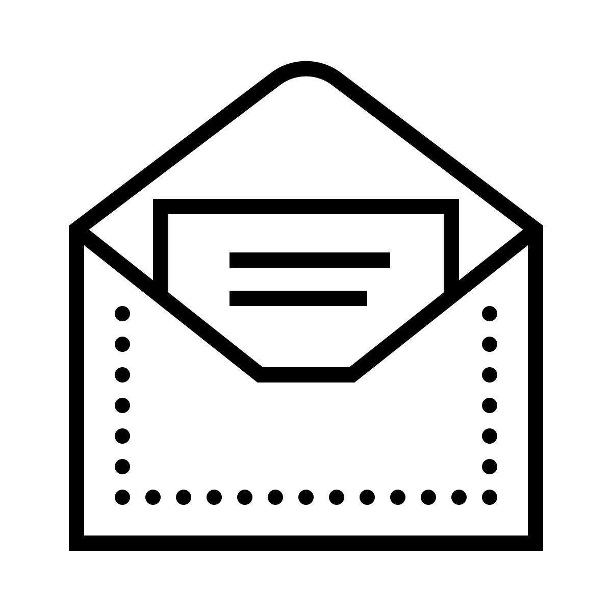 dotted style 읽기 메시지 icon