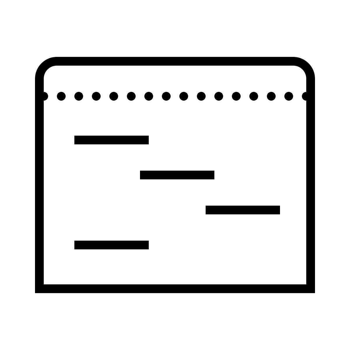 dotted style outline icon