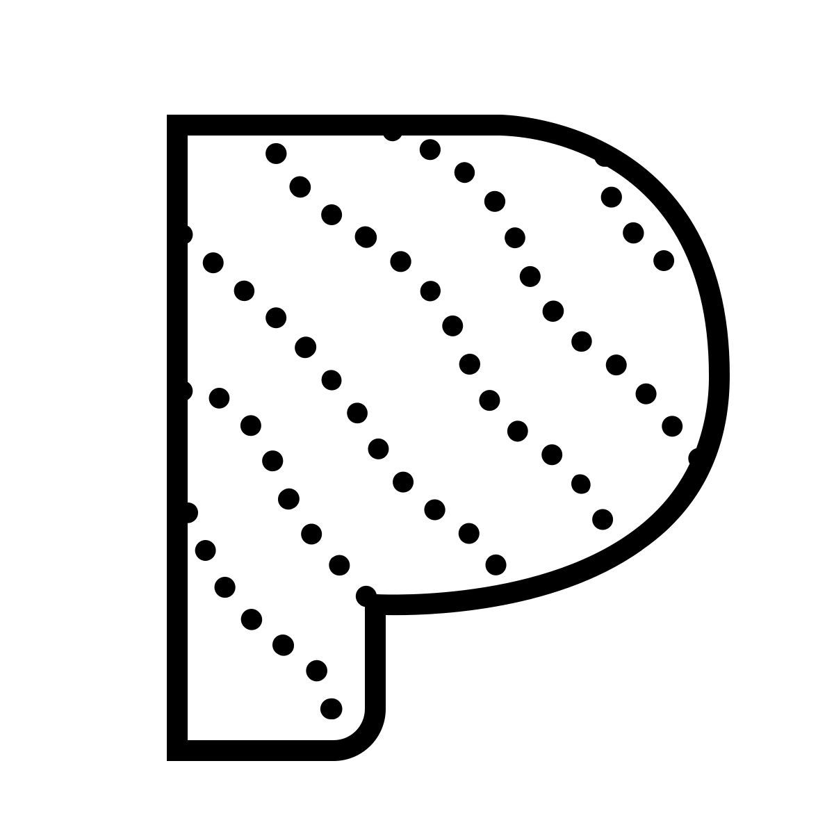 dotted style aplicación pandora icon