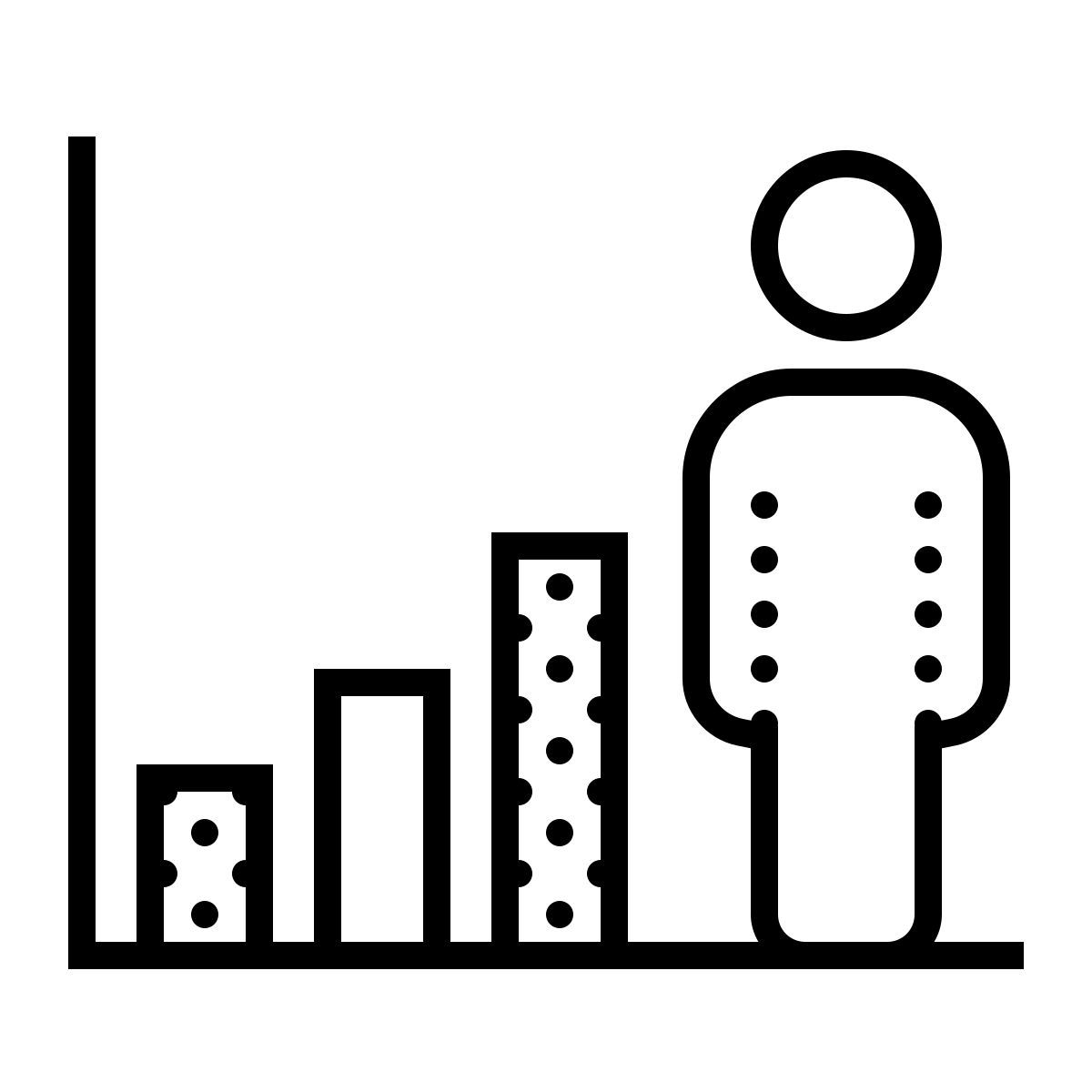 dotted style 人的成长 icon