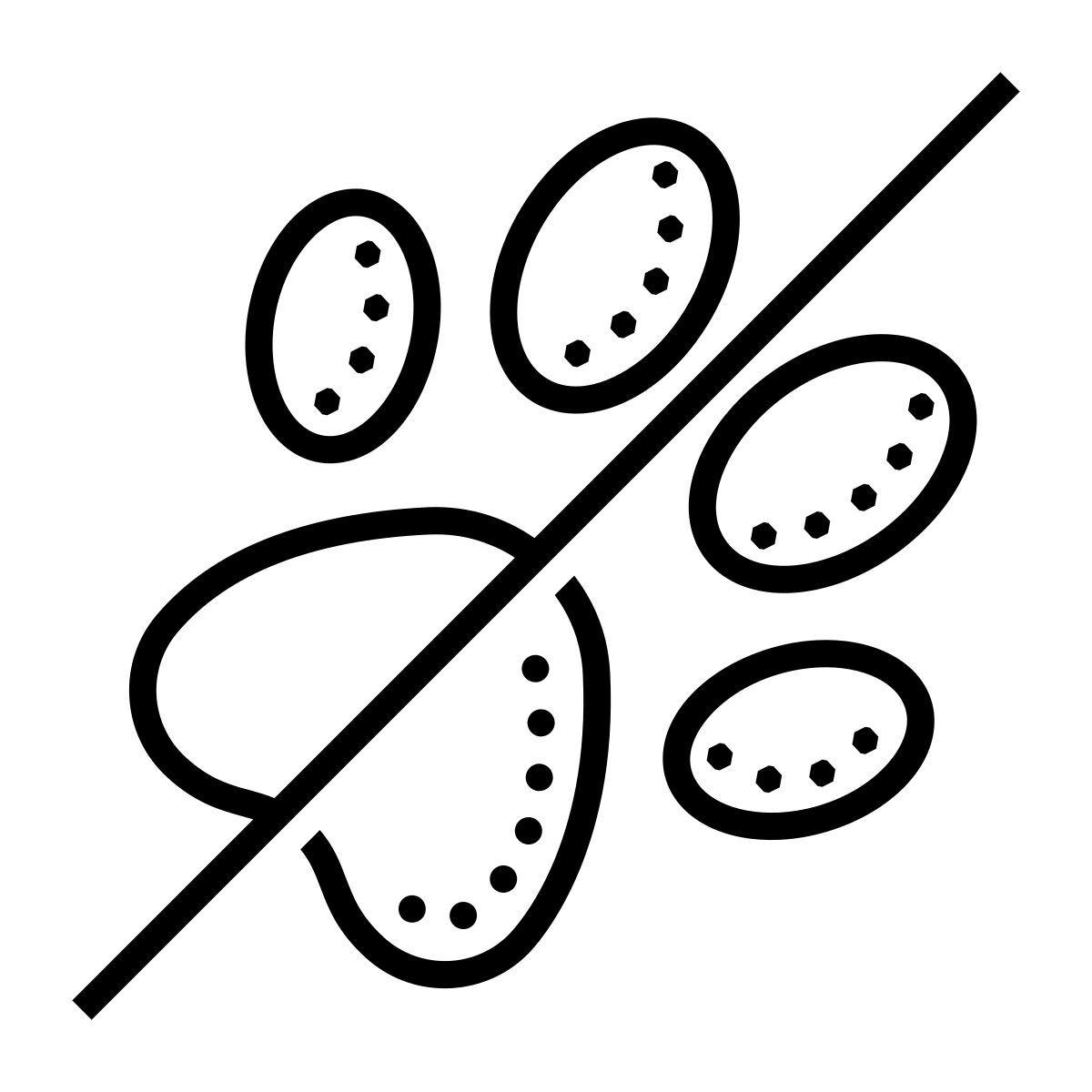 dotted style comandi domestici dismiss icon