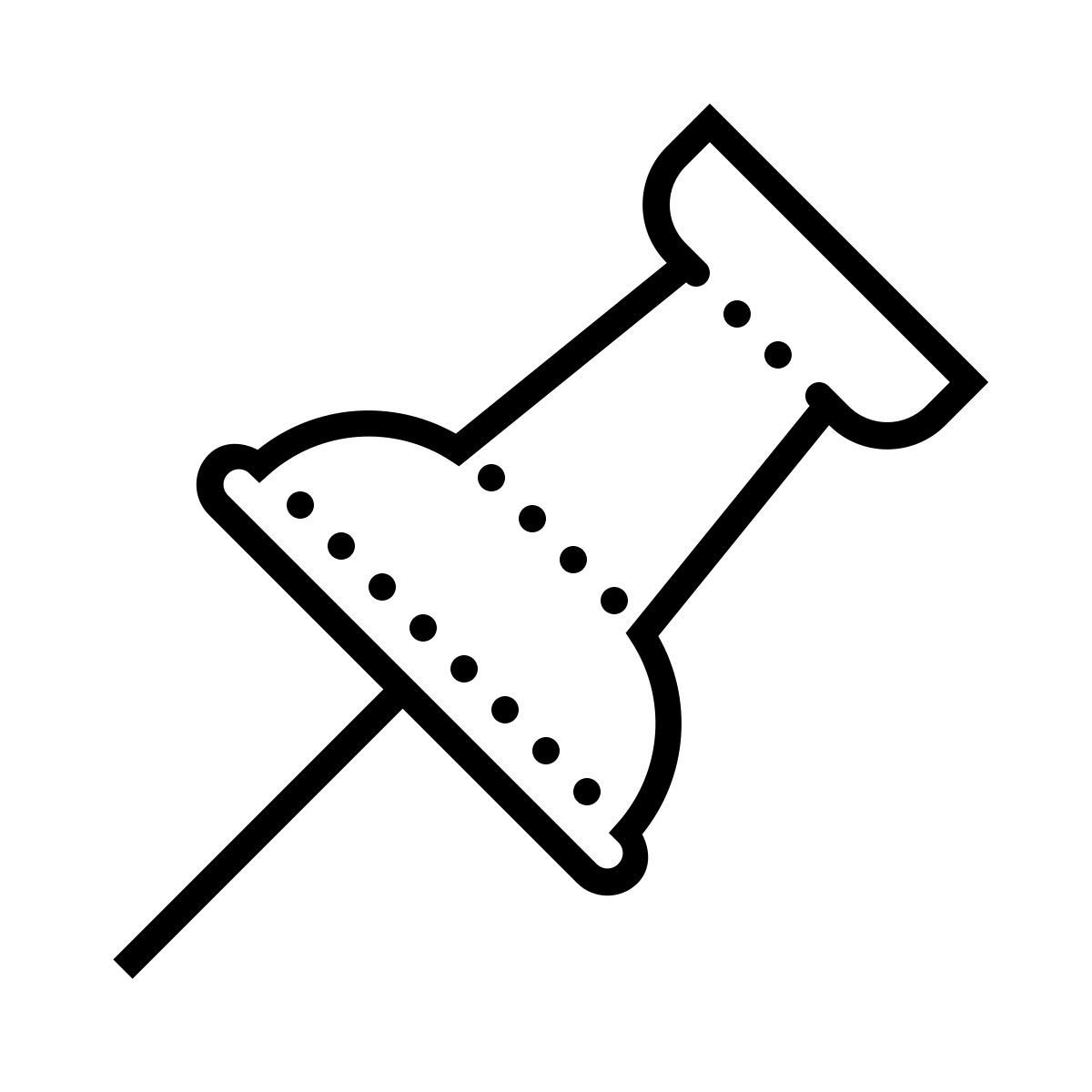 dotted style 图钉 icon