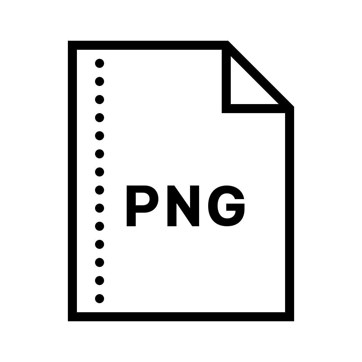 dotted style png icon