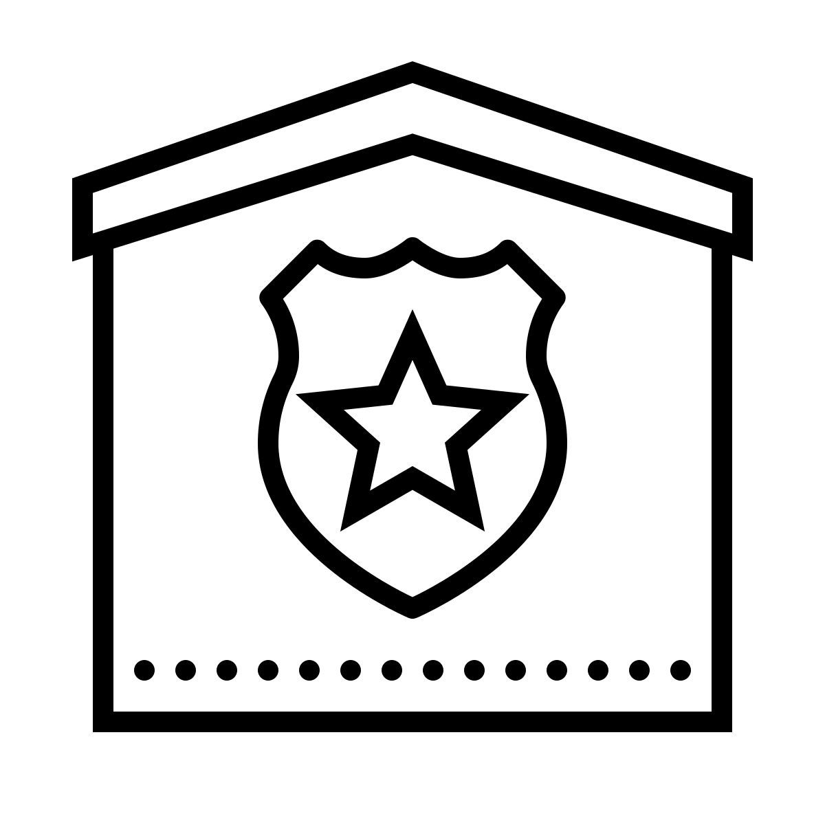 dotted style 警察局 icon
