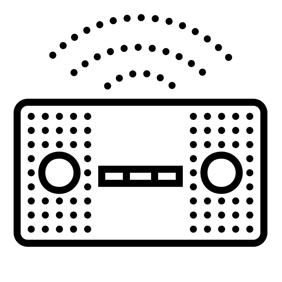 dotted style haut parleur portable2 icon