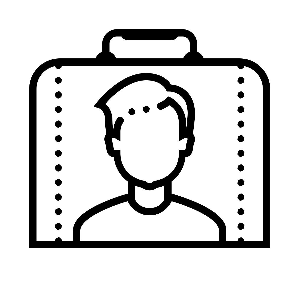 dotted style portafoglio icon