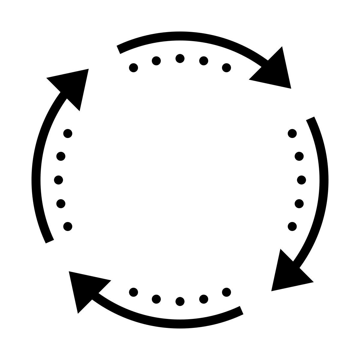 dotted style processus icon