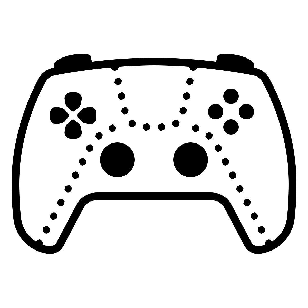 dotted style controlador ps icon