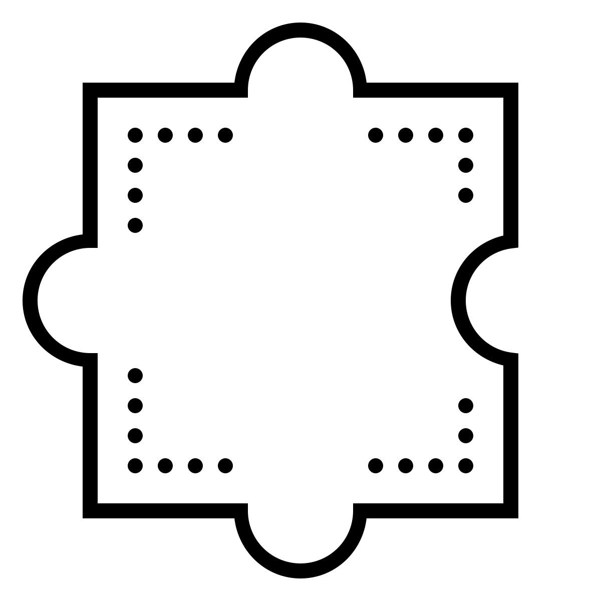 dotted style extensión icon