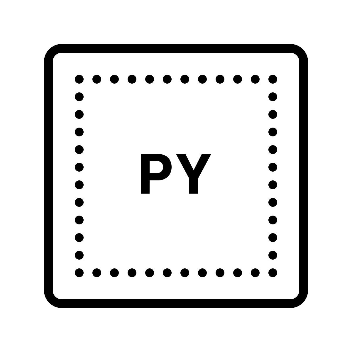 dotted style 蟒蛇 icon