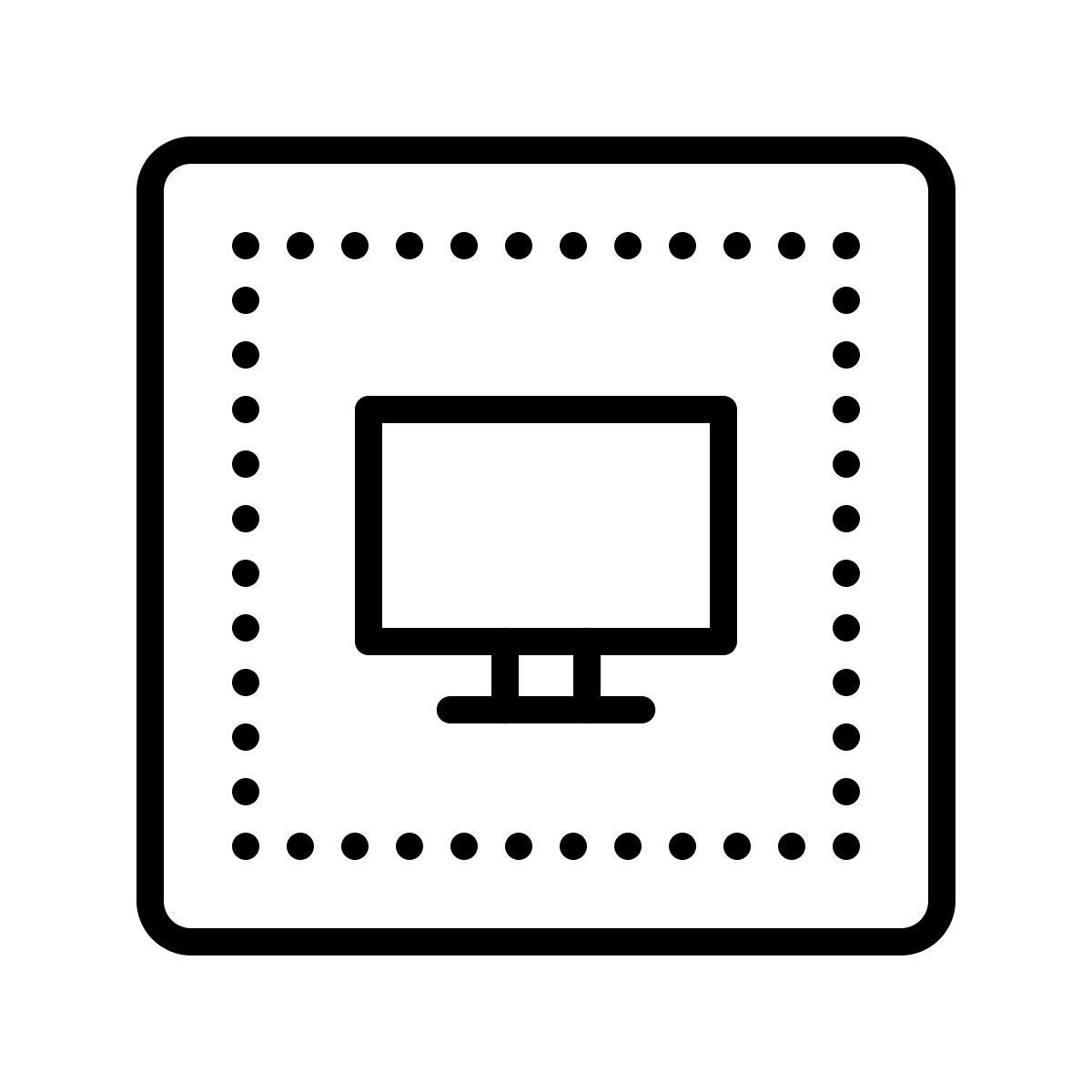 dotted style sandbox icon