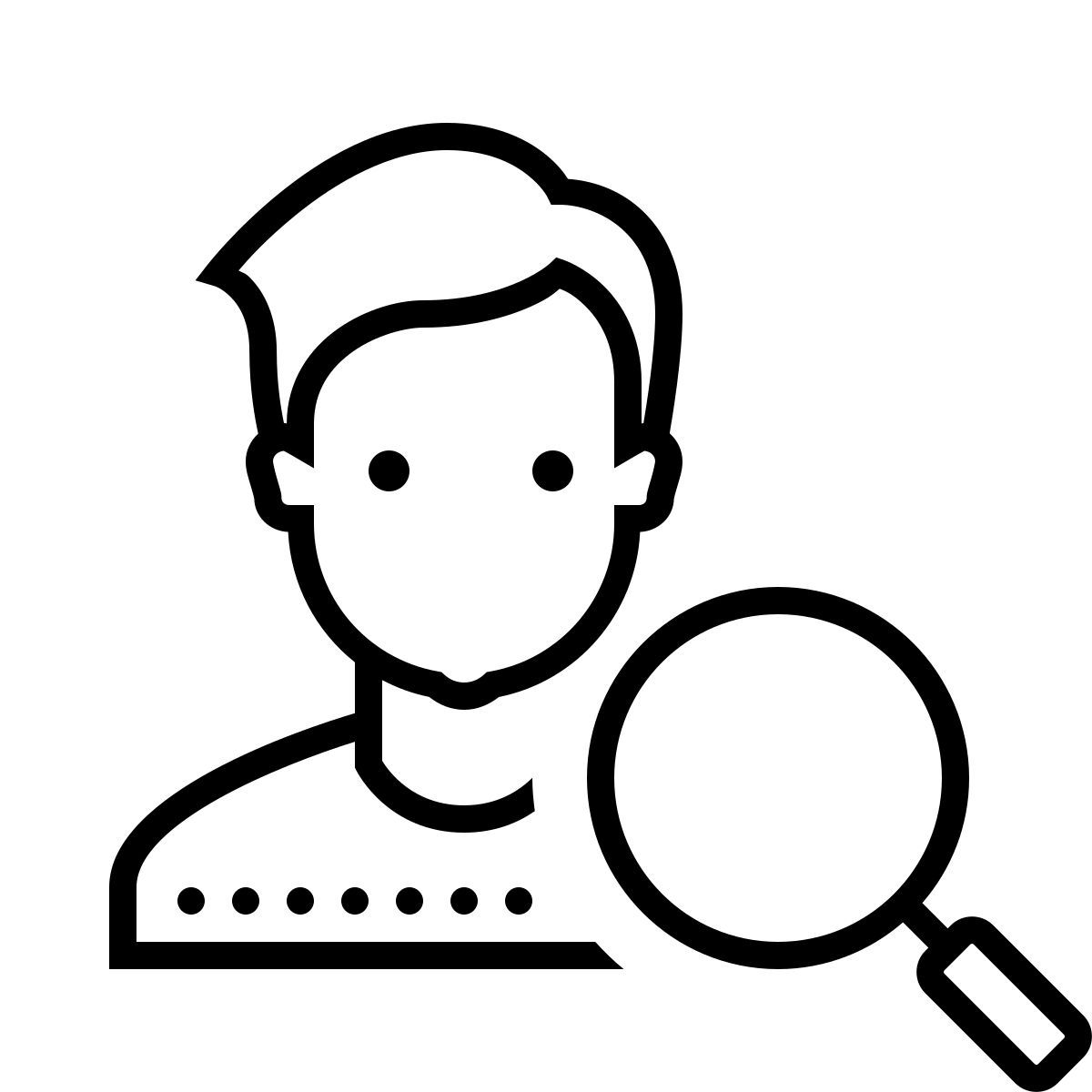 dotted style 搜索客户端 icon