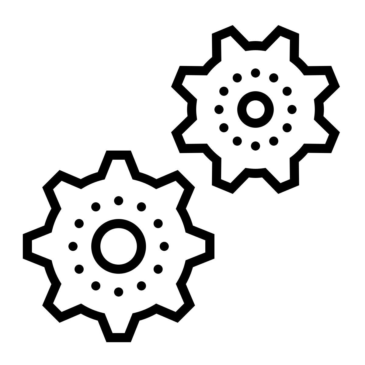 dotted style 서비스 icon