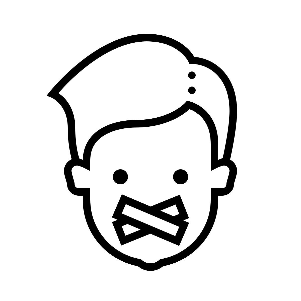 dotted style silenciado icon