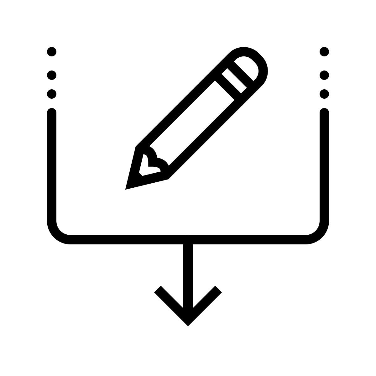 dotted style sortieren nach änderungsdatum icon
