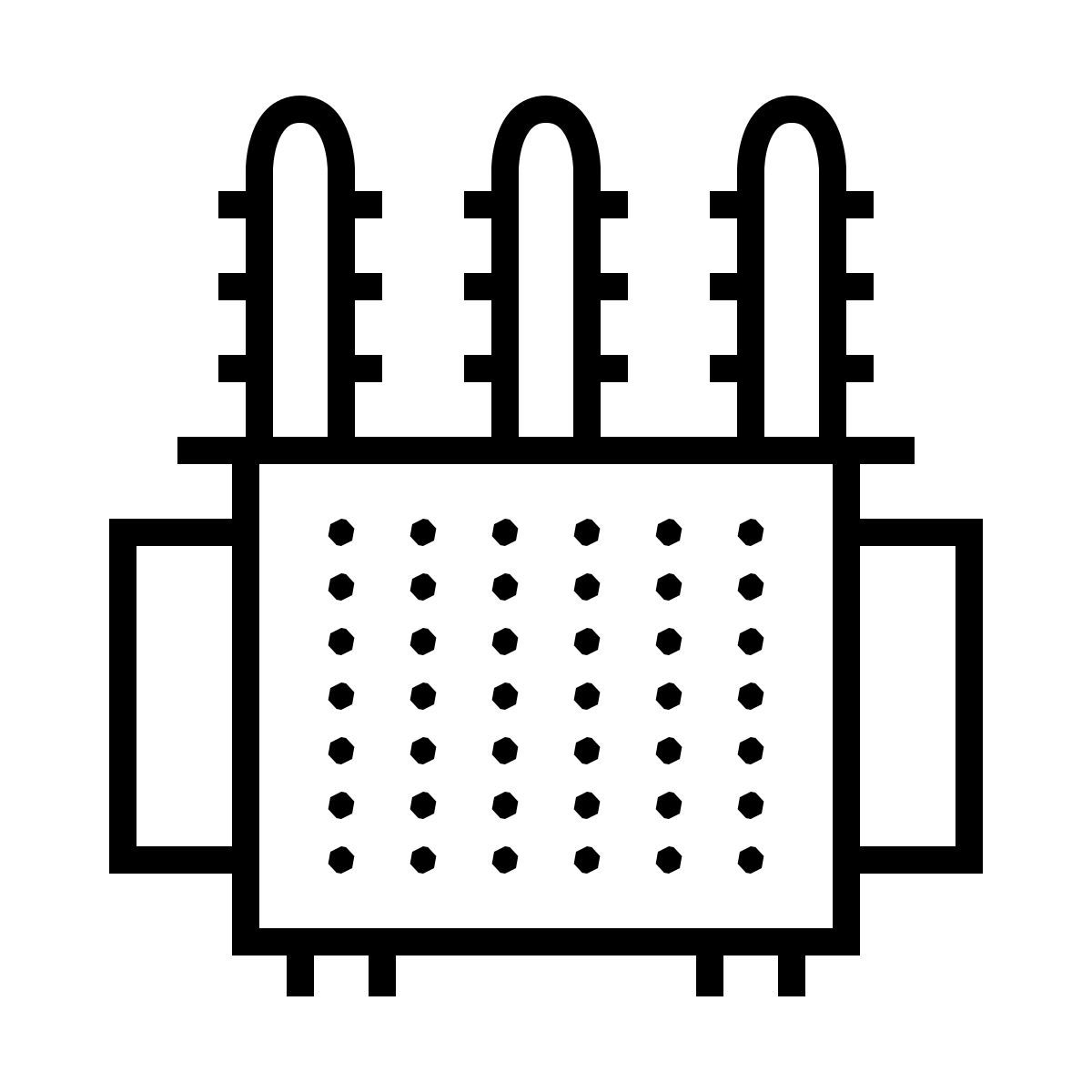 dotted style subestación icon