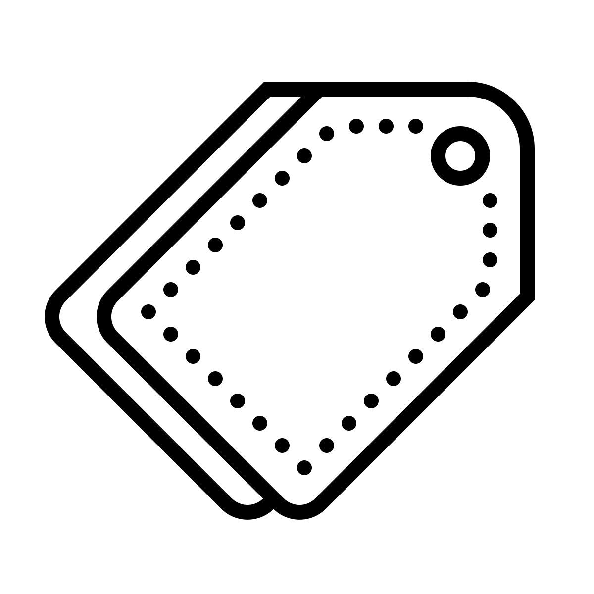 dotted style tags icon