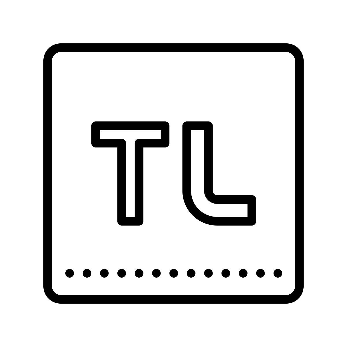 dotted style 발사대 icon