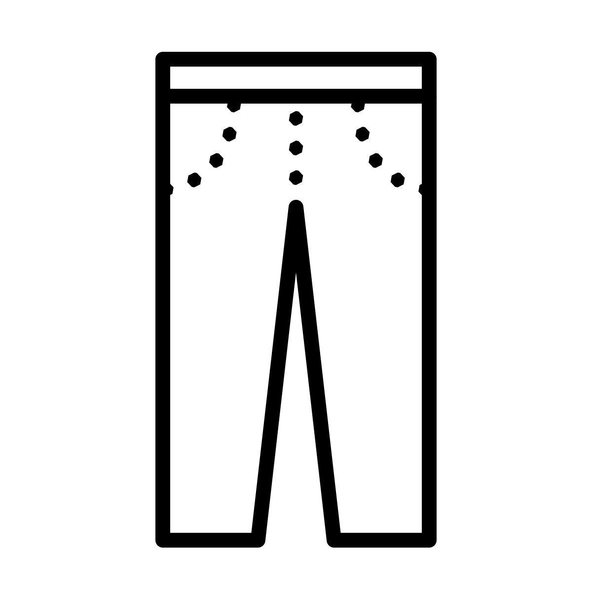 dotted style pantalones icon