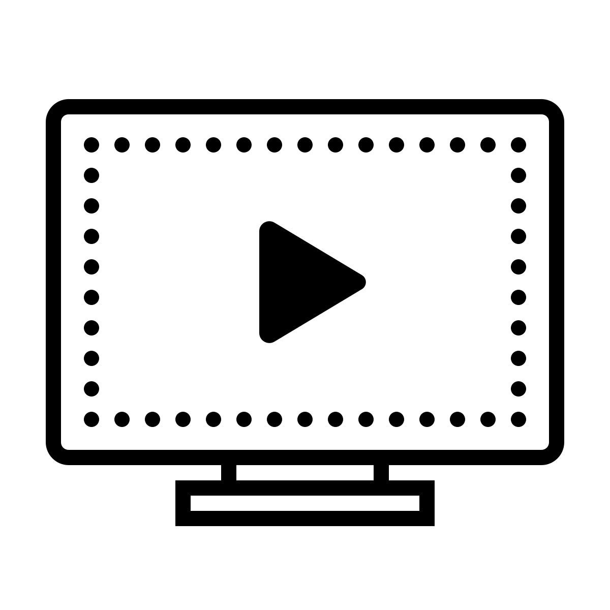 dotted style 티비 쇼 icon