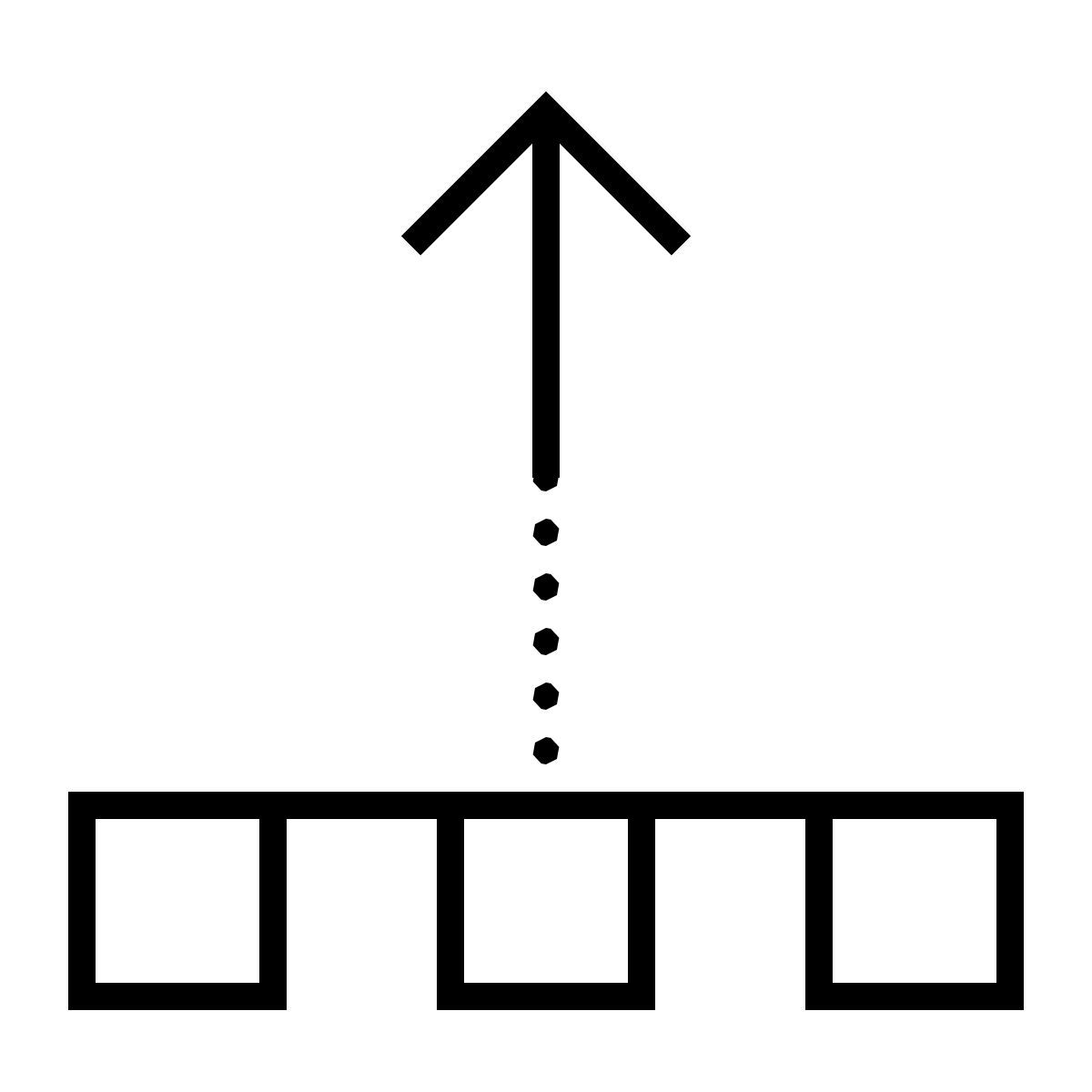 dotted style 卸货 icon