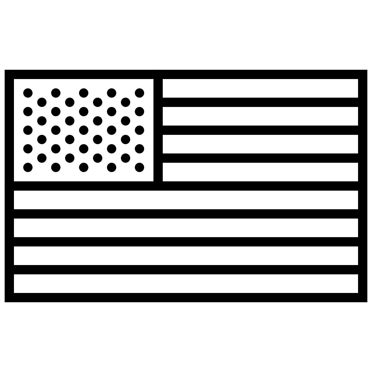 dotted style estados unidos icon