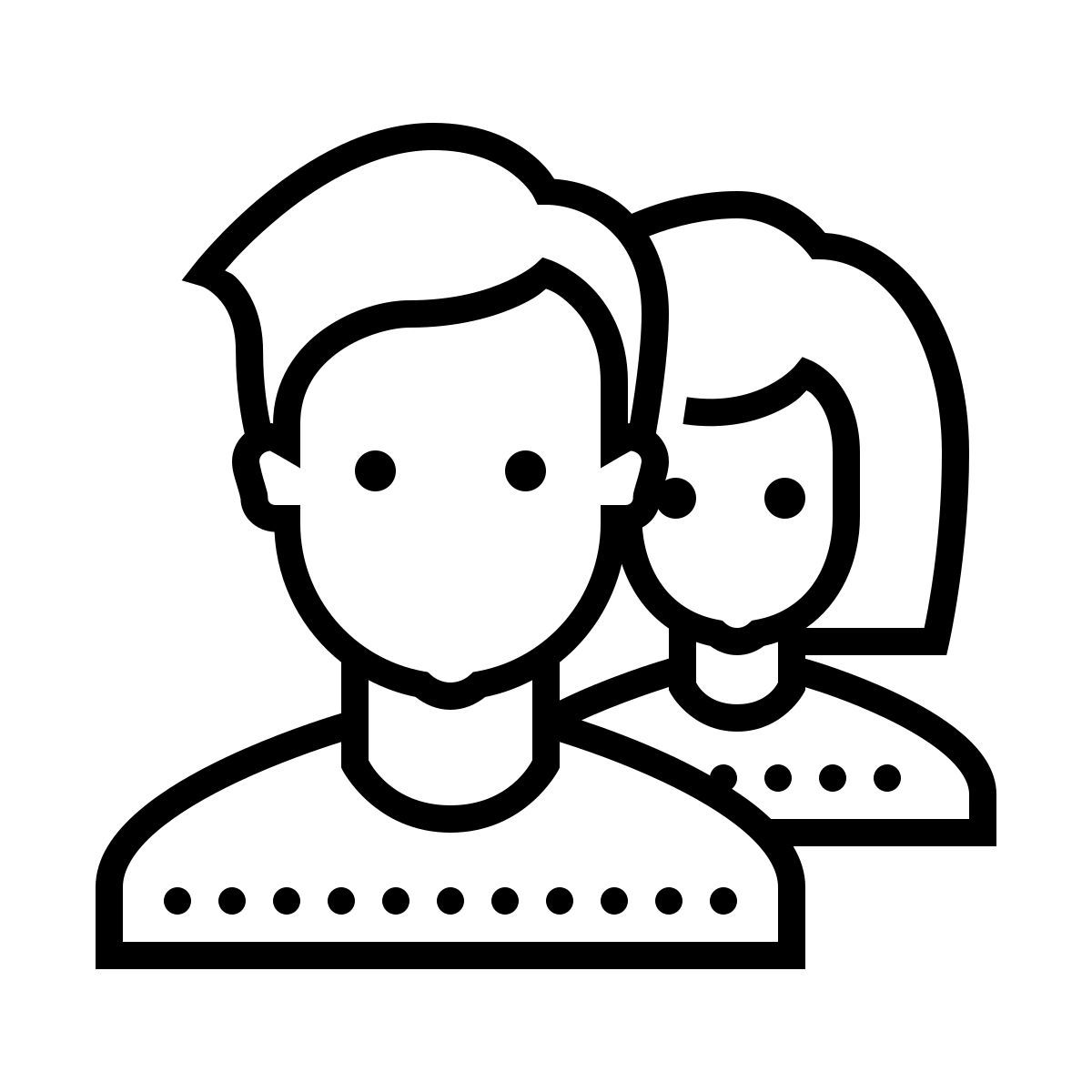 dotted style group icon