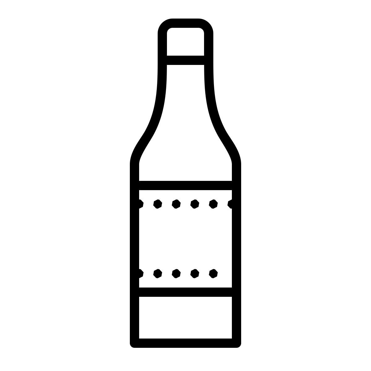 dotted style vodka icon