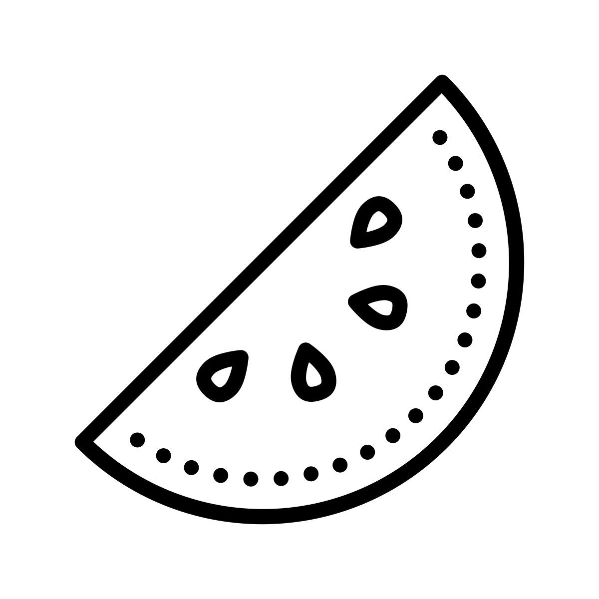 dotted style sandía icon