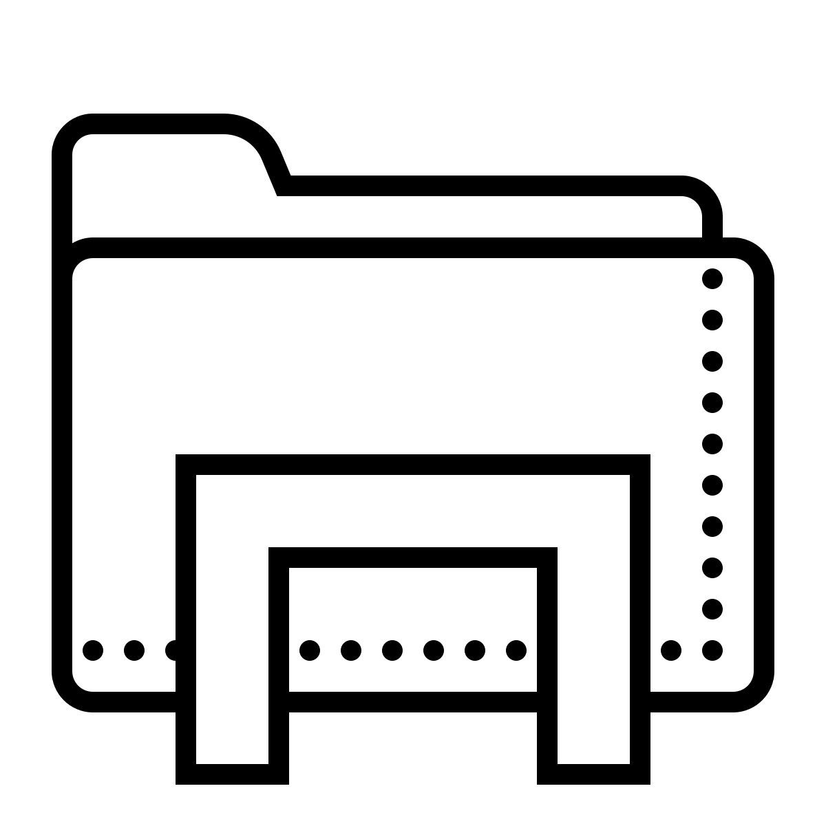 dotted style windows 资源管理器 icon