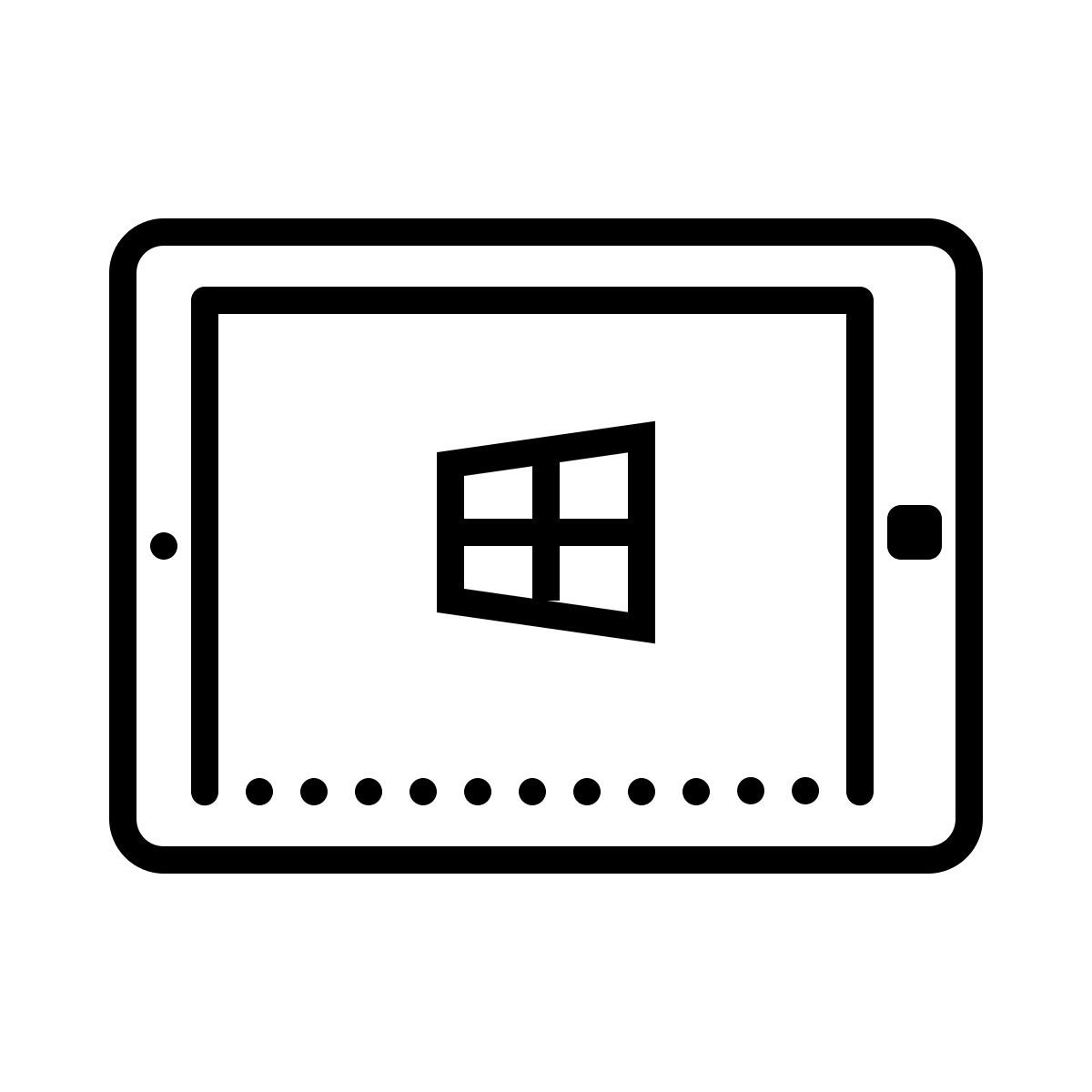 dotted style windows8的平板电脑 icon