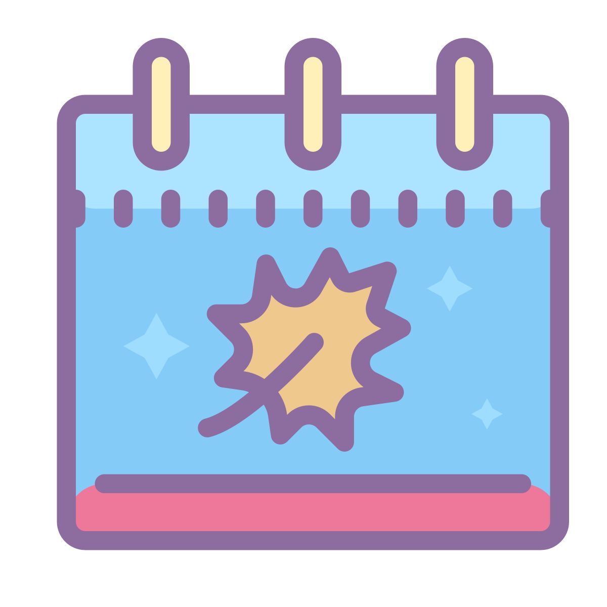 cute color style autunno icon