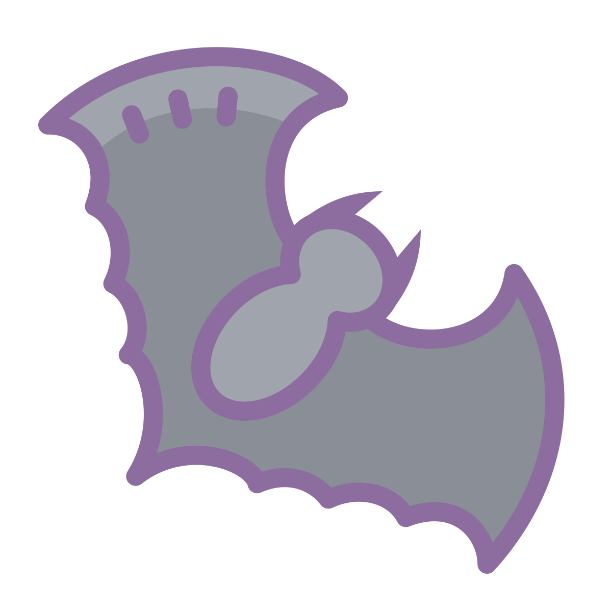cute color style bat  v2 icon
