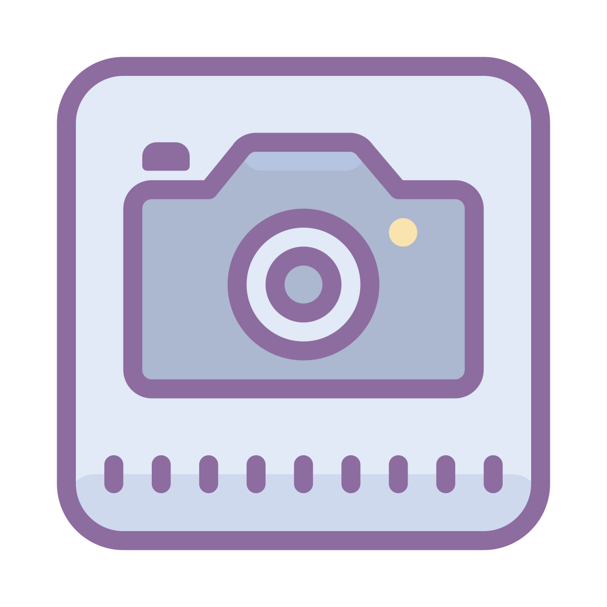 cute color style camera  v2 icon