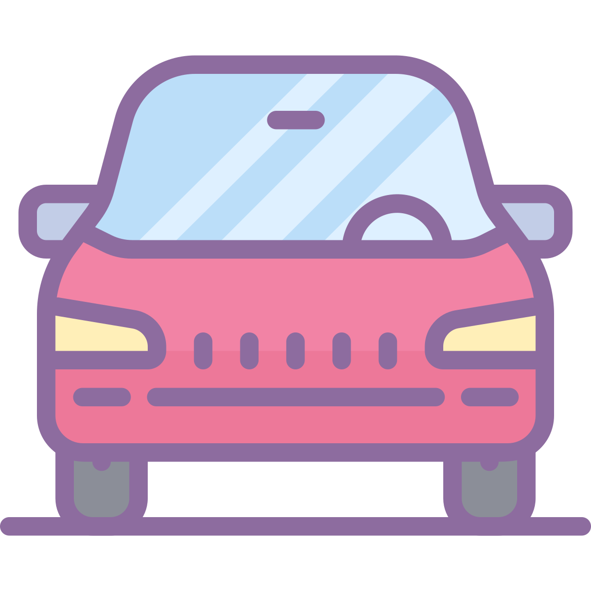 cute color style car  v2 icon