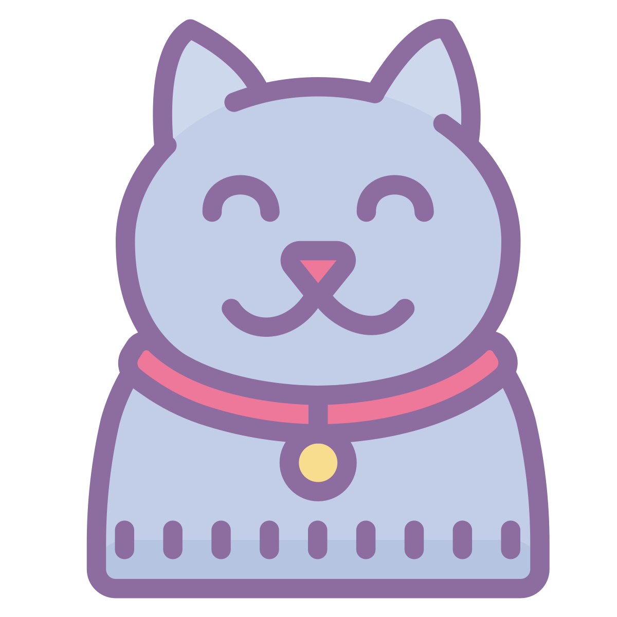 cute color style cat  v2 icon