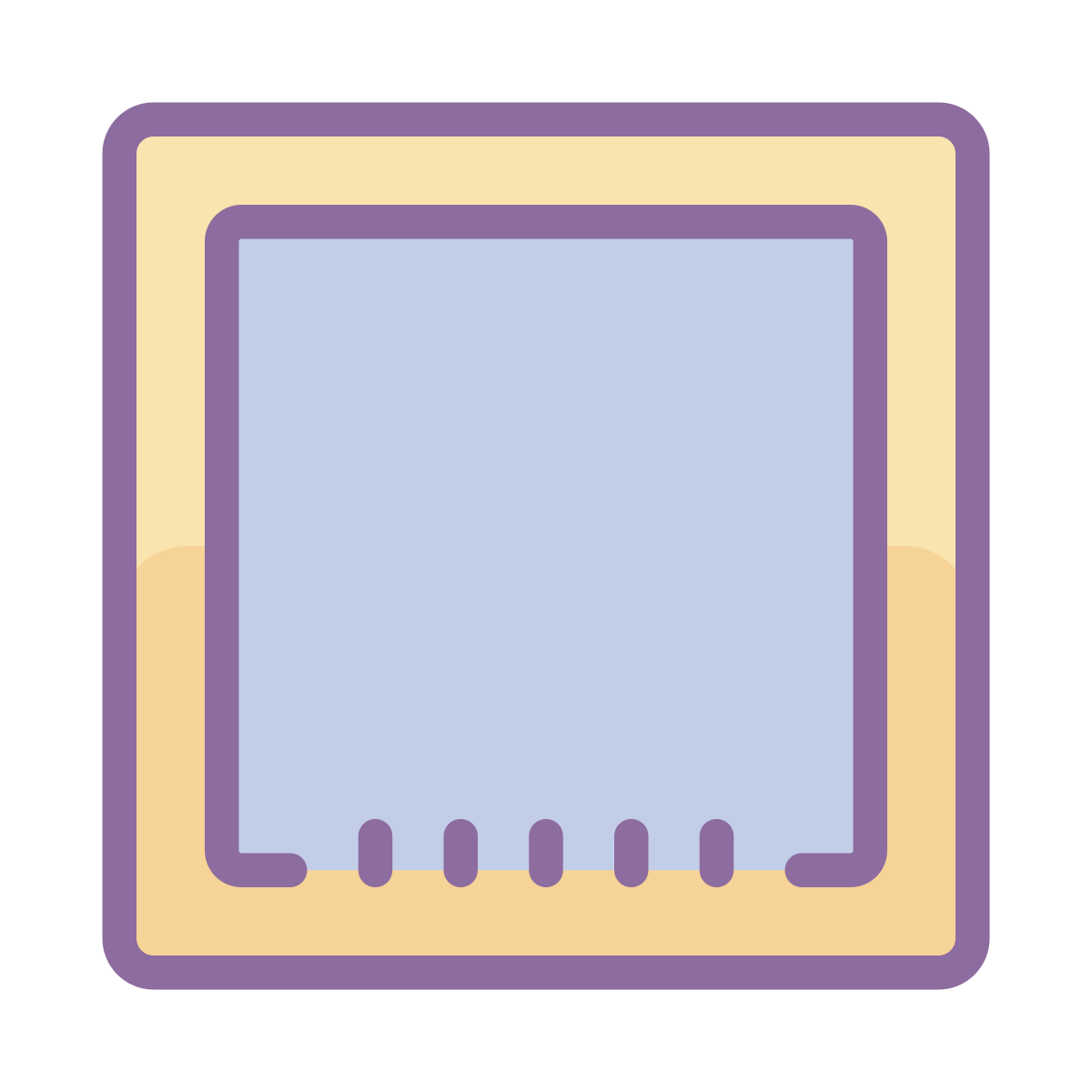 cute color style checked 2  v2 icon