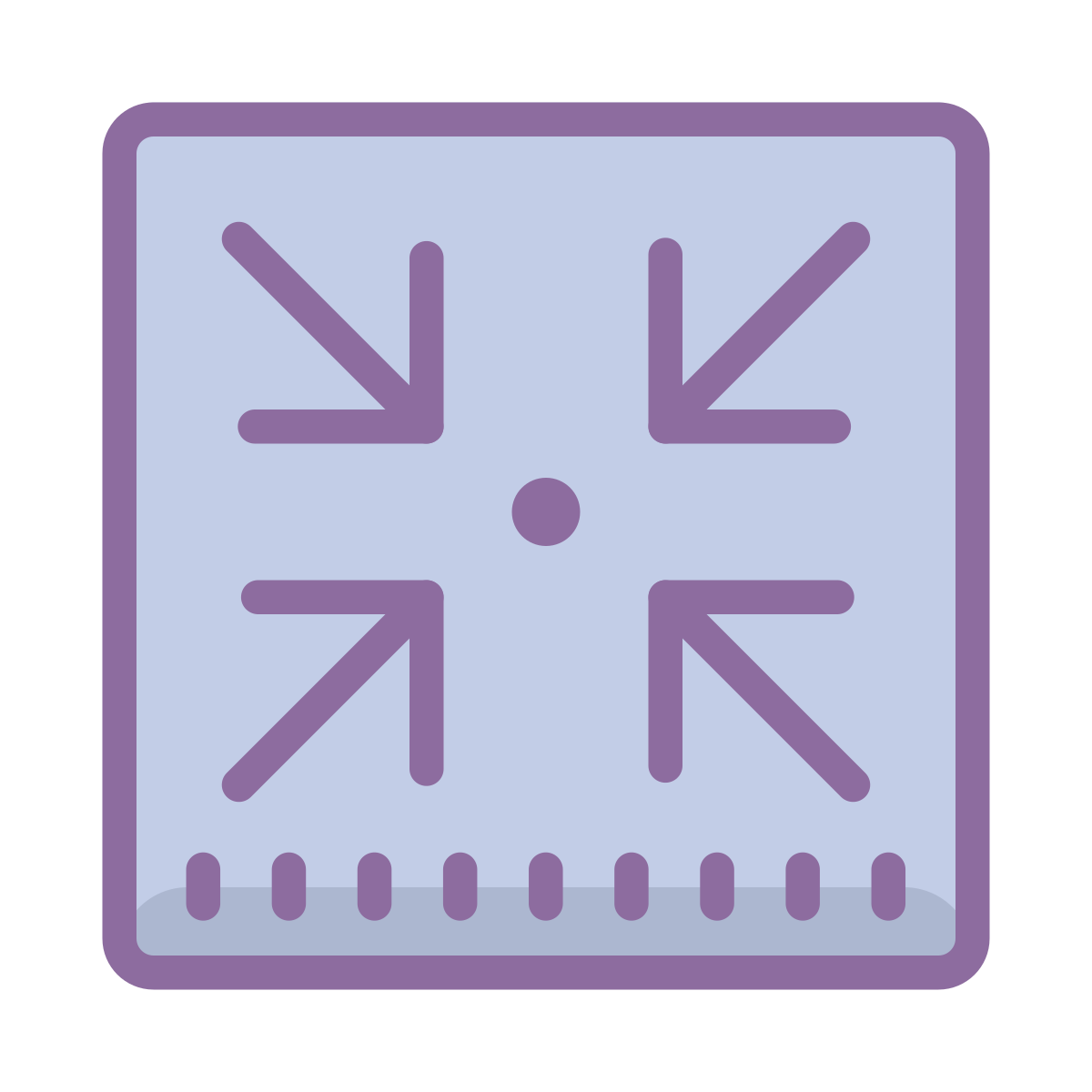 cute color style collapse  v2 icon