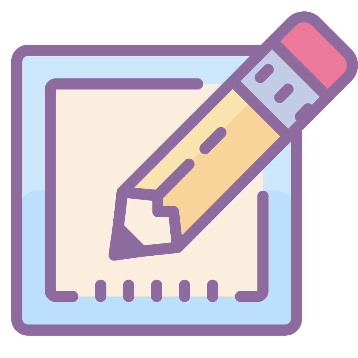 cute color style crear nuevo icon