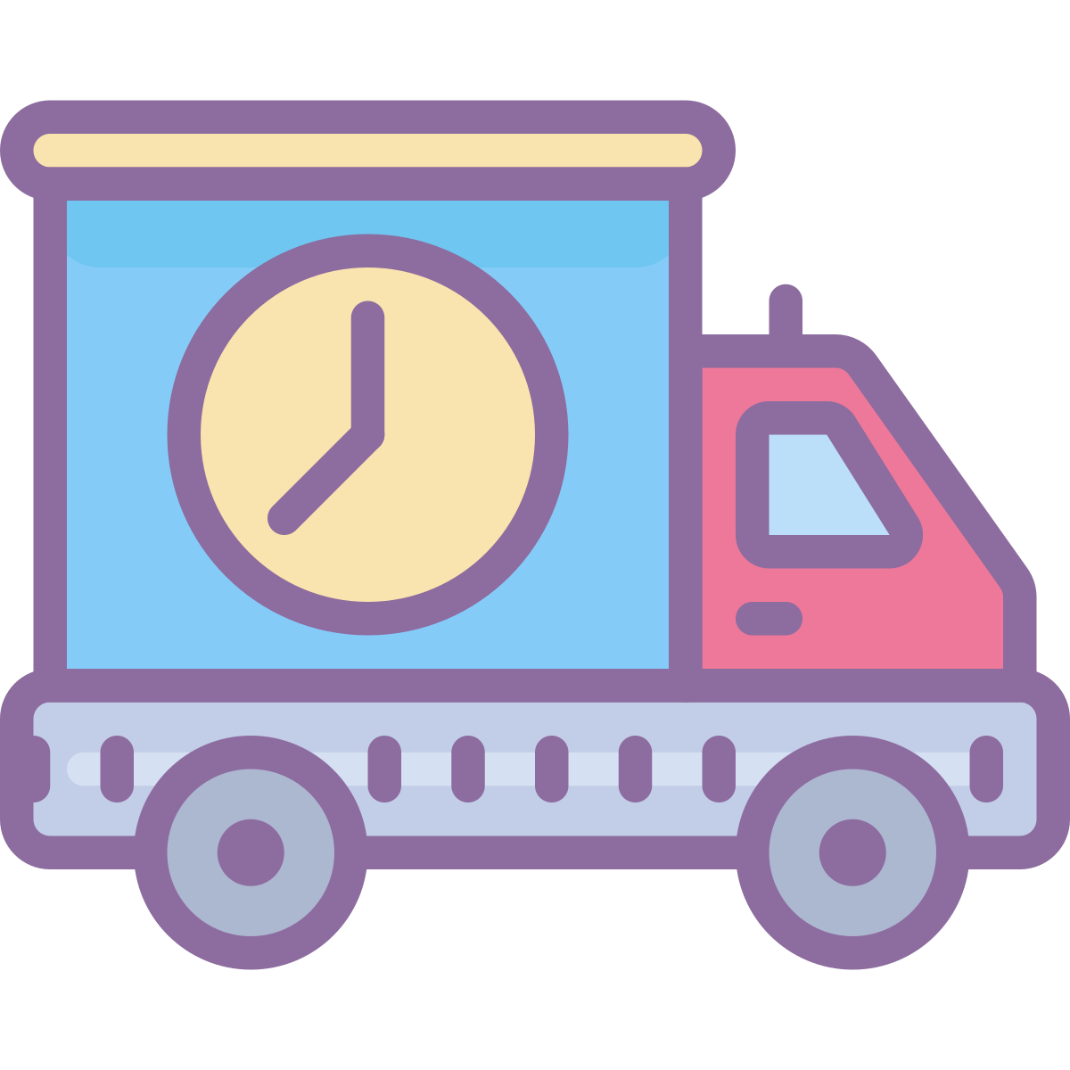 cute color style delivery  v2 icon