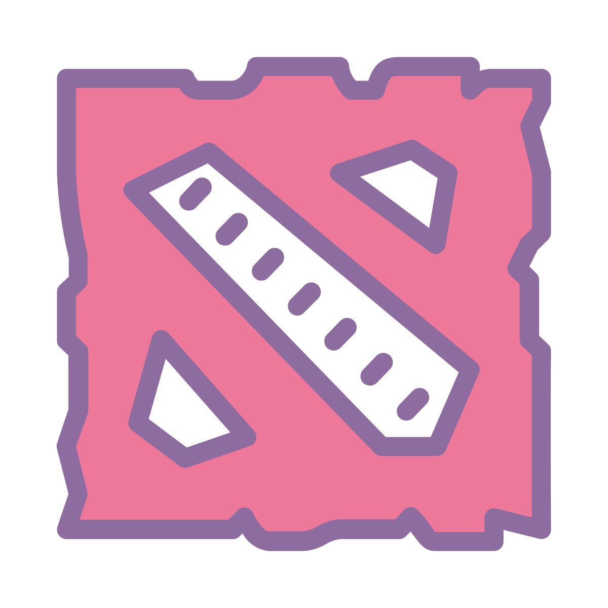 cute color style dota icon