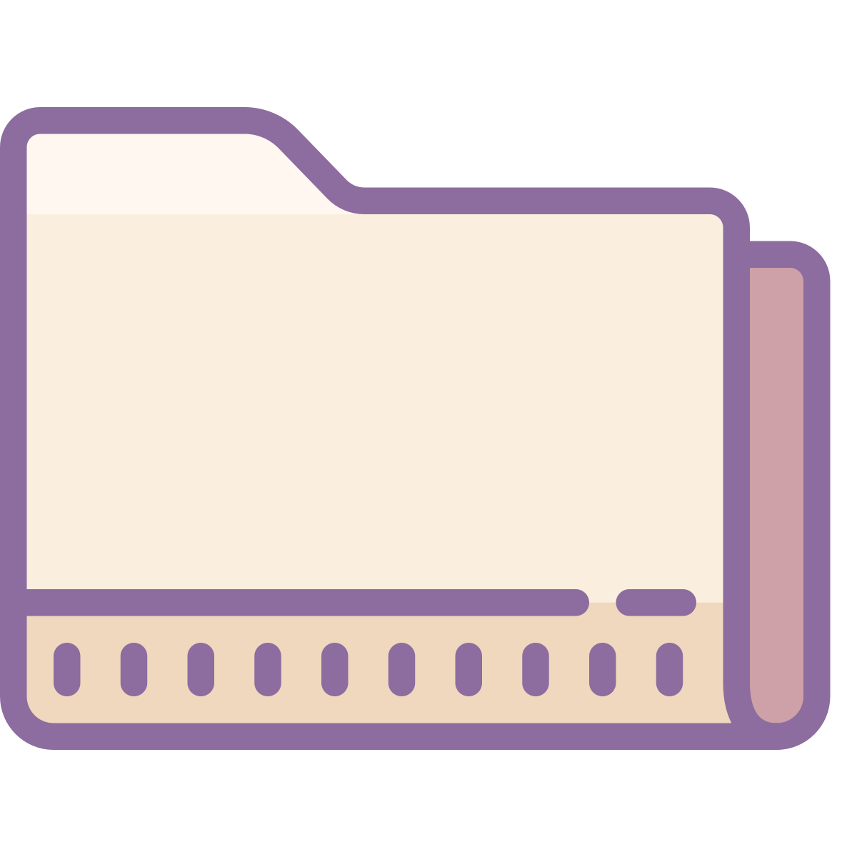 cute color style downloads folder  v2 icon